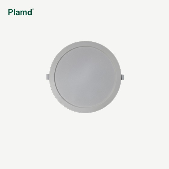 LED Recessed Downlight 4W-18W 3000K-6000K 110° Wide Angle PP CE Dumb White High CRI
